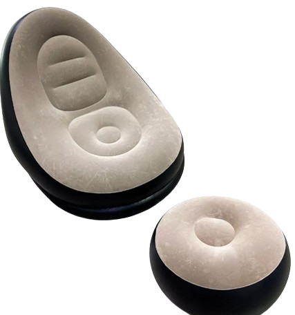 Poltrona Inflável Puff Conforto com Bomba – Suporta até 100 kg – BM-F1110 – Cores Sortidas