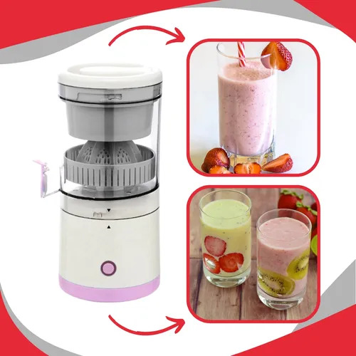 Espremedor de Frutas Mini Automático Recarregável Bivolt – Cores Sortidas – Praticidade no Dia a Dia