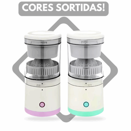 Espremedor de Frutas Mini Automático Recarregável Bivolt – Cores Sortidas – Praticidade no Dia a Dia