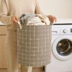 Cesto Organizador Dobrável Multiuso para Roupa Suja 40L – Cores Sortidas