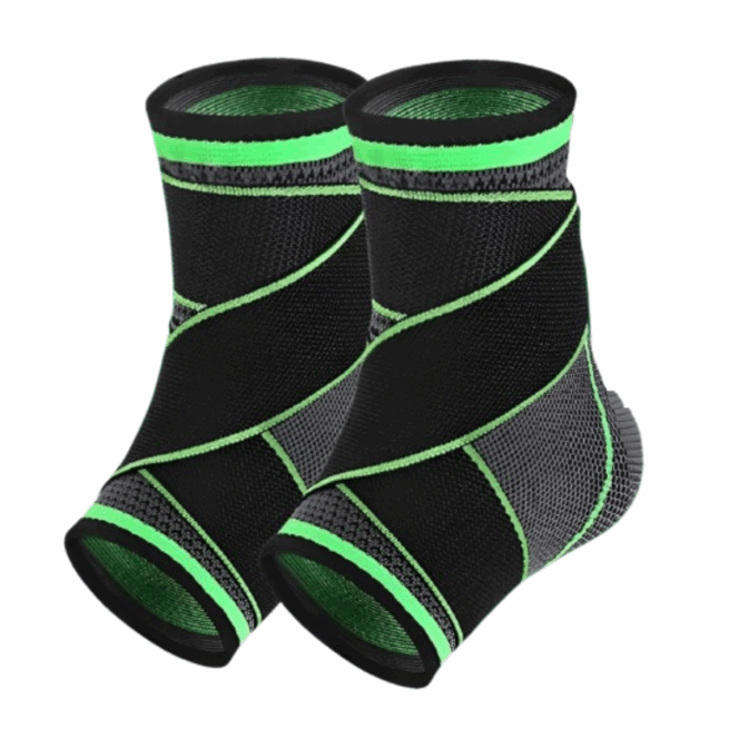 Par de Tornozeleiras de Compressão Ortopédica – BM-F1048 – Suporte e Alívio