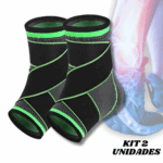 Par de Tornozeleiras de Compressão Ortopédica – BM-F1048 – Suporte e Alívio