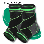 Par de Tornozeleiras de Compressão Ortopédica – BM-F1048 – Suporte e Alívio