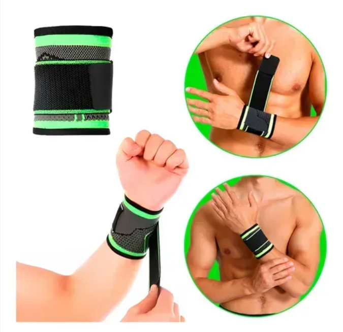 Par de Protetores de Punho de Compressão Ortopédica – BM-F1046 – Suporte e Alívio