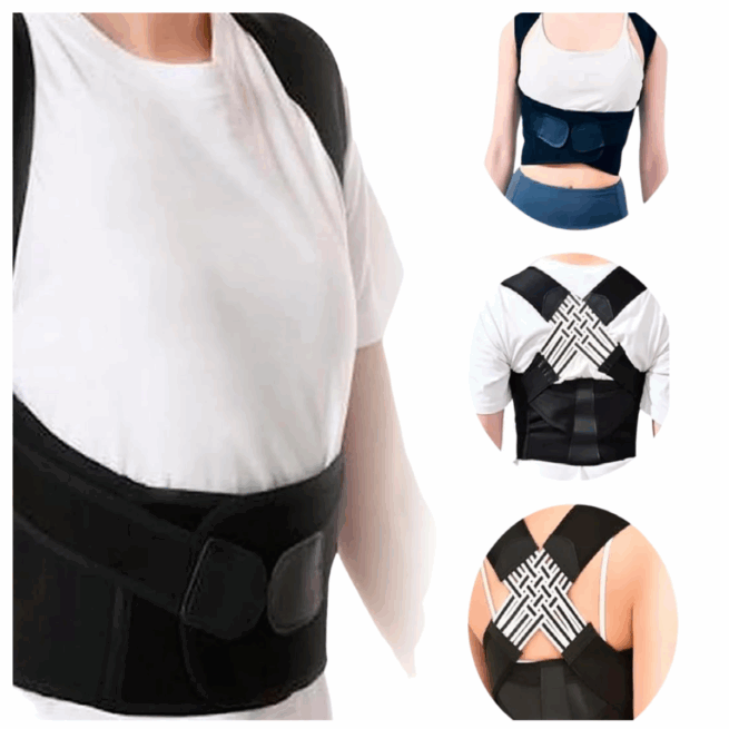 Colete Corretor de Postura Ortopédico Feminino – Tamanho L (G) – Conforto e Saúde