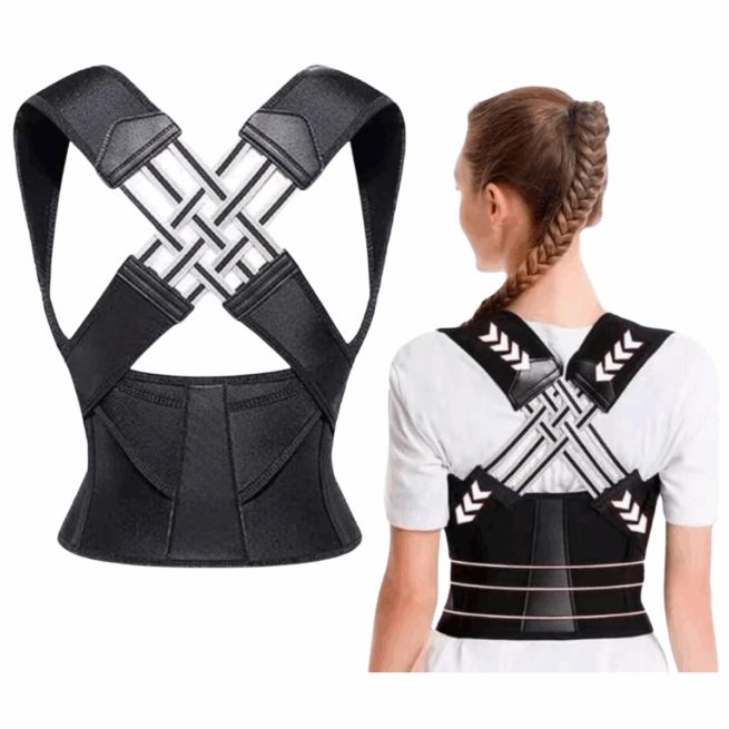 Colete Corretor de Postura Ortopédico Feminino – Tamanho L (G) – Conforto e Saúde