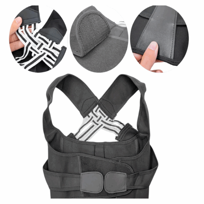 Colete Corretor de Postura Ortopédico Feminino – Tamanho L (G) – Conforto e Saúde