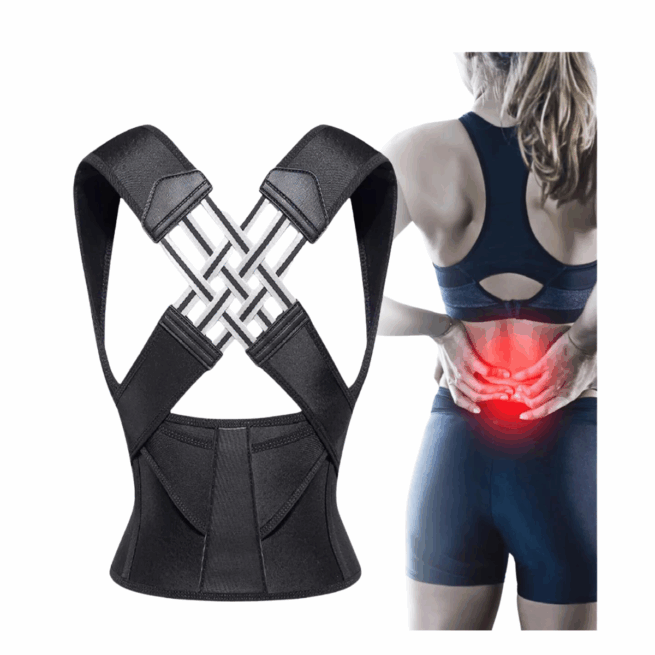 Colete Corretor de Postura Ortopédico Feminino – Tamanho L (G) – Conforto e Saúde