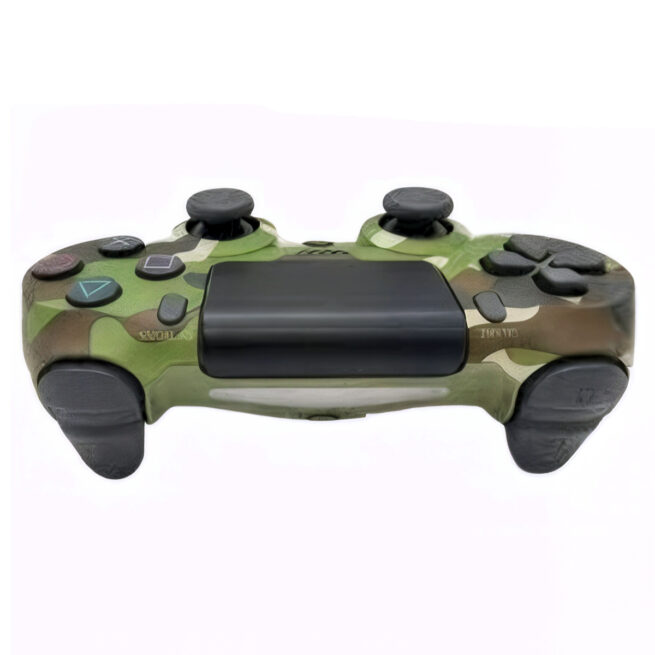 Controle Sem Fio PS4 Bluetooth Joystick Gamer – Verde Camuflado – Performance e Estilo