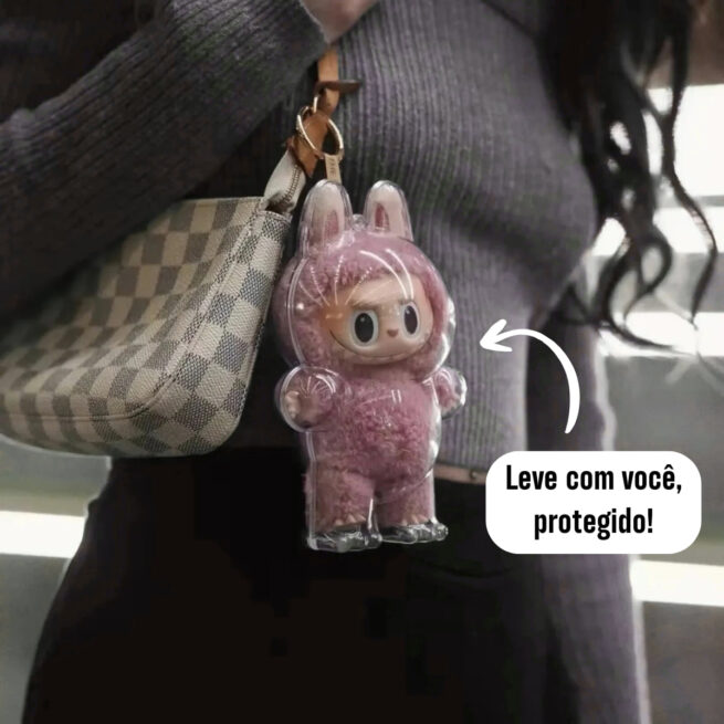 Case de Proteção Labubu Geração 1 e 3 – Capa Protetora Resistente