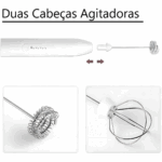 Mini Batedor Mixer Elétrico Portátil Premium Bivolt (Cores Sortidas) – Praticidade e Desempenho