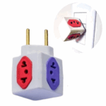 Adaptador de Tomada em Cubo - 2 Pinos 10A/20A Universal