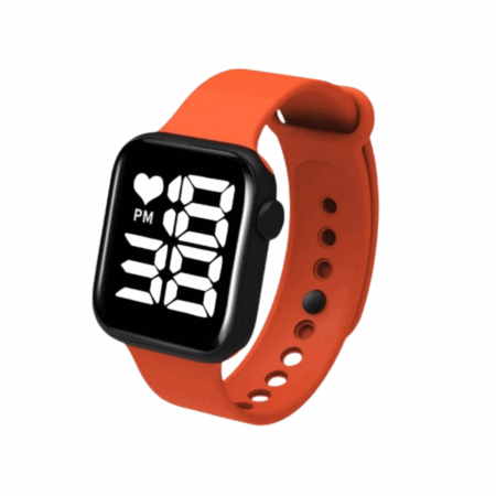 Relógio Digital SKMEI Resistente à Água – Laranja