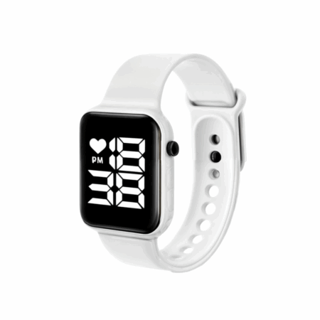 Relógio Digital SKMEI Resistente à Água – Branco – Design e Funcionalidade