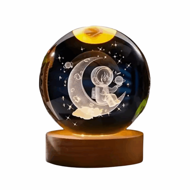 Luminária de Mesa LED Bola Cristal BM-F976B