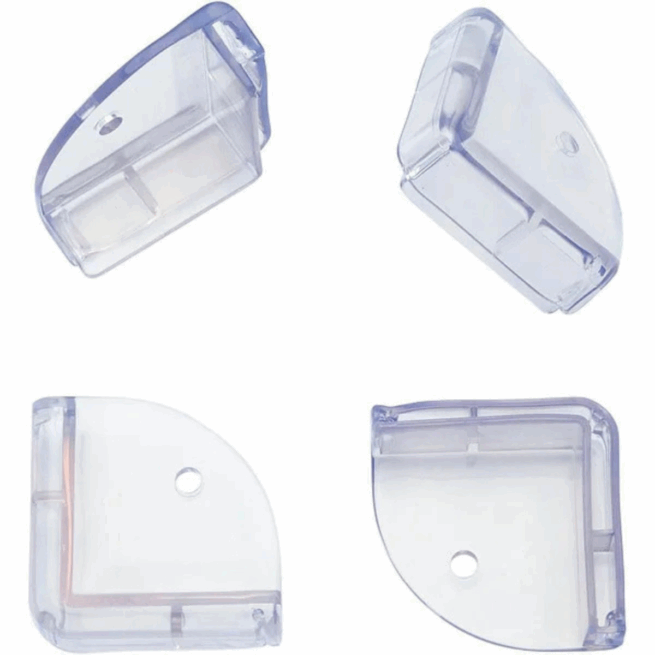 Protetor de Quina Transparente com 4 Unidades