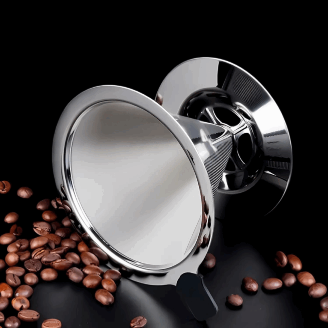 Coador de Café Permanente em Aço Inox 103 – Praticidade e Durabilidade