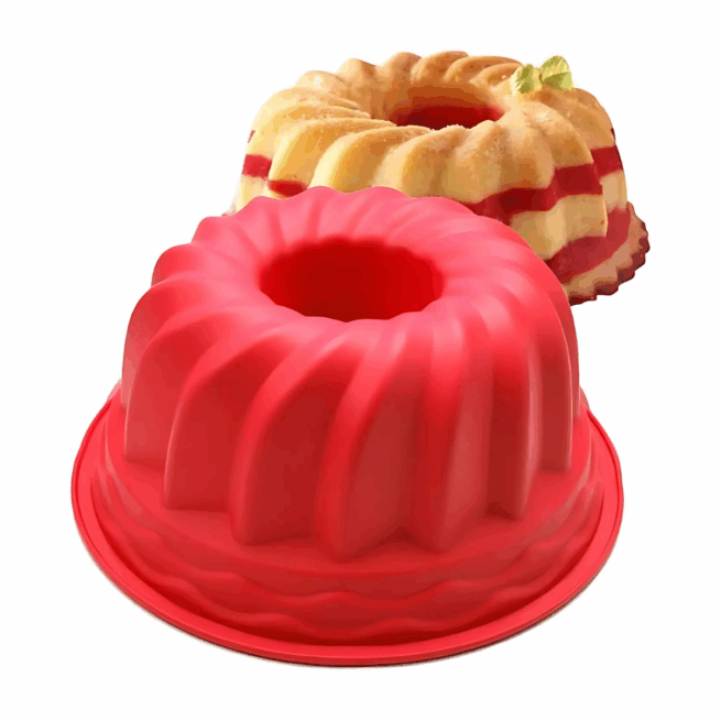 Forma de Silicone com Furo 23x10 cm BK4538