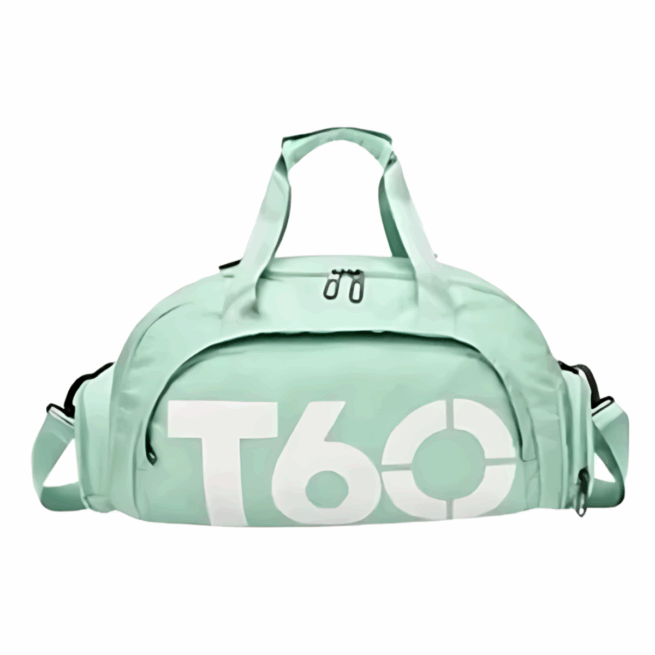 Bolsa Esportiva Multifuncional Transversal T60 - Verde Água