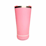 Copo Térmico Bluetooth com Som LED e Tampa com Abridor 420 ml - Rosa (Normal)