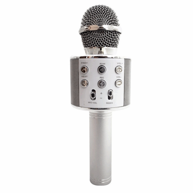 Microfone Sem Fio Karaokê NMI-03 Bivolt – Cores Sortidas