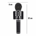 Microfone Sem Fio Karaokê NMI-03 Bivolt – Cores Sortidas