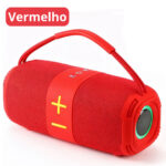 Caixa de Som Bluetooth IPX6 10W com Alça Bivolt – SOM-0326