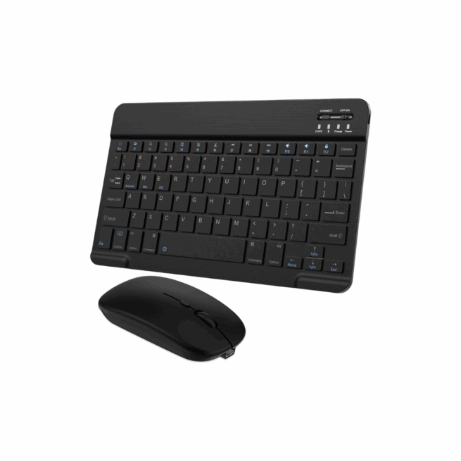 Kit Fone de Ouvido Bluetooth Tune 510 + Teclado e Mouse Sem Fio – Preto