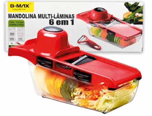 Cortador de Legumes Mandoline Multifuncional 6 em 1 - BM-A16 – Praticidade na Cozinha