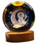 Luminária de Mesa LED Bola Cristal BM-F976B