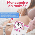 Doppler Fetal Portátil - Monitor de Batimentos Cardíacos do Bebê