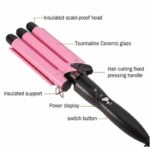 Modelador de Cabelo Profissional Chapinha Trio-Ondas Bivolt – Estilo e Praticidade