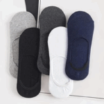 Kit com 6 Meias Sapatilha Unissex - 3 Pares (Cores Sortidas)