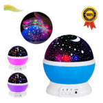 Luminária Projetor Estrelas Globo Abajur 360º - Universo LED Bivolt (Sortida)