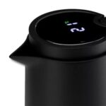 Jarro Garrafa Térmica 1L com Termômetro Digital – Preto – Controle Preciso da Temperatura