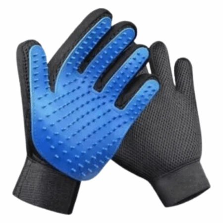 Luva Escova Tira Pelos Nano Magnética para Cães e Gatos