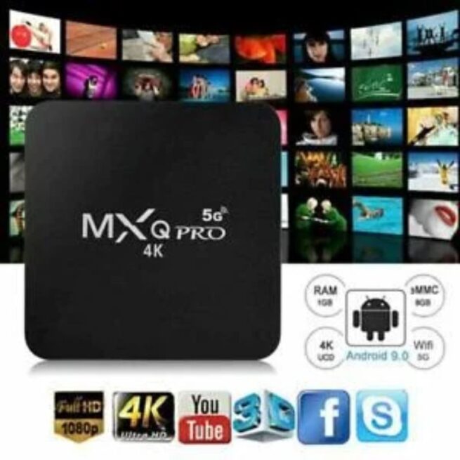 TV Box MXQ 4K 5G com Controle Remoto - Android 11
