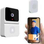 Campainha de Vídeo Inteligente WIFI com Visão Noturna e App – Premium Bivolt – Segurança 24h