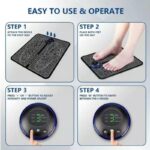 Tapete Massageador Elétrico para Pés com Estimulação Muscular – Bivolt – Relaxamento e Bem-estar