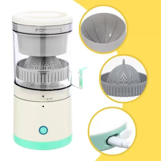 Espremedor de Frutas Mini Automático Recarregável Bivolt – Cores Sortidas – Praticidade no Dia a Dia