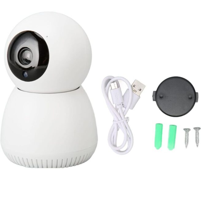 Câmera de Segurança IP Wi-Fi com Vigilância Motorizada 360° – Proteção Completa para Seu Ambiente