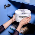 Ventilador Retrátil Portátil Recarregável Dobrável