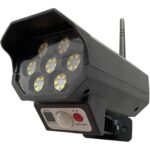 Luminária Solar com Sensor de Movimento e Câmera Falsa