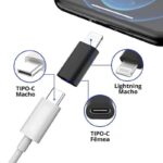 Adaptador USB-C para Lightning – Compatível com iPhone