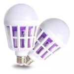 Lâmpada LED Bulbo Fria com Função Mata Mosquito e Repelente de Moscas – Bivolt 15W – Proteção e Economia