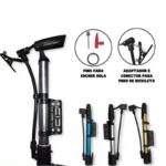 Bomba de Ar Manual Portátil para Encher Pneus