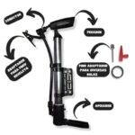 Bomba de Ar Manual Portátil para Encher Pneus