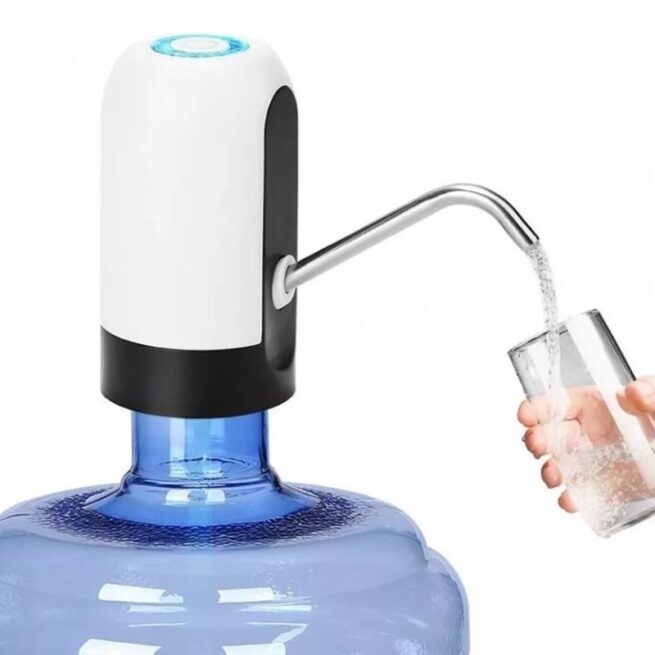 Bomba Elétrica para Galão de Água 10/20L com Filtro - Bivolt