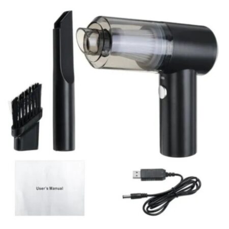 Mini Aspirador Automotivo Portátil Recarregável Premium Bivolt – Modelo B-88-2 – Limpeza Rápida e Prática