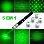 Caneta Laser Verde de Forte Alcance – Recarregável – Tecnologia Avançada